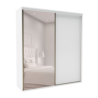 Guarda-Roupa Casal com Espelho Inovatto 2 PT 6 GV Branco