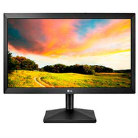 Monitor LG 19.5 LED HD, HDMI, Ajuste de Ângulo, VESA - 20MK400H-B