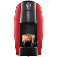 Cafeteira Espresso TRES Lov Automática Multibebidas Vermelha - 110V