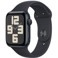 Apple Watch SE (GPS 44 mm) Caixa Meia-noite de Alumínio Pulseira Esportiva Meia-noite - MG