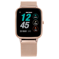 Relógio Smartwatch Mormaii Life Mesh Unissex Full Display Rosé - MOLIFEAH/7J MOLIFEAH/7J