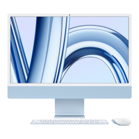 IMac 24, Tela Retina 4.5K Apple, Processador M3, (8GB RAM, 256GB) - Azul