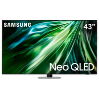 Smart TV 43 4K Samsung Gaming Neo QN43QN90D QLED, Processador com AI, Dolby Atmos, Alexa built in, Upscaling 4K, Wi-Fi, Bluetooth, USB e HDMI