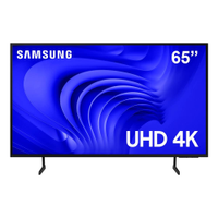 Smart TV 65 4K Samsung 65DU7700 LED, Processador Crystal 4K, Gaming Hub, AI Energy Mode, Alexa built-in, Wi-Fi, Bluetooth, USB e HDMI