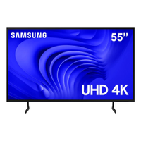 Smart TV 55 4K Samsung 55DU7700 LED, Processador Crystal 4K, Gaming Hub, AI Energy Mode, Alexa built in, Wi-Fi, Bluetooth, USB e HDMI