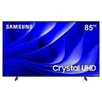 Smart TV 85 4K Samsung Crystal UHD 85DU8000, Gamig Hub, AI Energy Mode, Alexa built in, Wi-Fi, Bluetooth, USB e HDMI