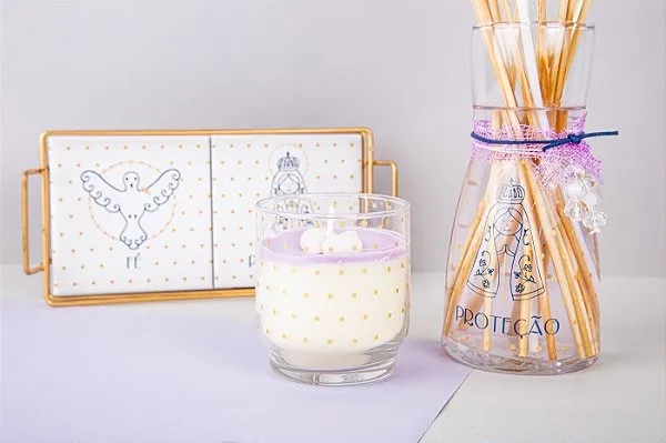 Velas aromáticas e difusores