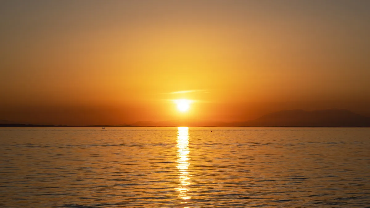 Tirar foto do pôr do sol