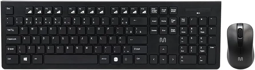 Kit teclado e mouse sem fio Multilaser TC212