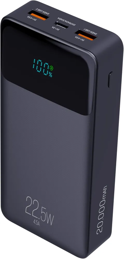 Powerbank com carregamento solar para celular