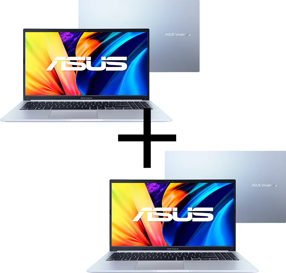 Bundle Notebook ASUS Vivobook Icelight Silver