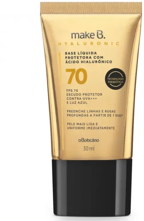 Base Líquida Protetora Make B. Hyaluronic