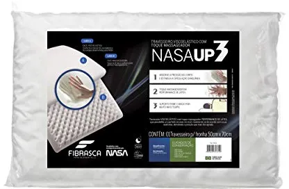 Travesseiro Fibrasca Cervical Ortopédico Espuma Soft
