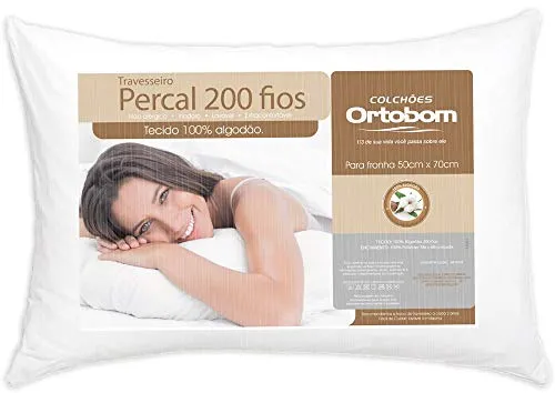 Travesseiro Ortobom Percal 200 Fios