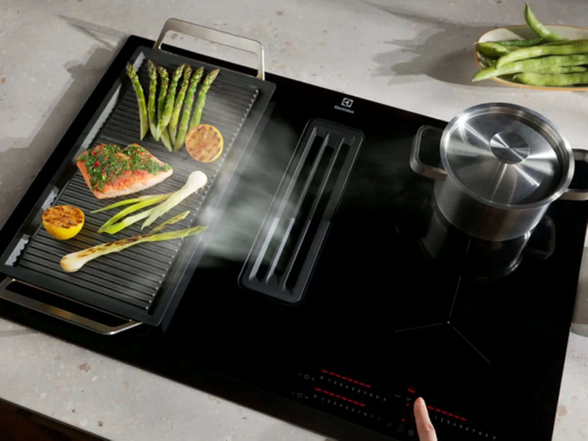 Cooktop com Coifa Integrada