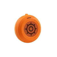 Caixa de Som a Prova D'Água OEX Speaker Float SK414 10W Laranja com Microfone Entrada Micro SD