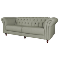 Sofá 3 Lugares Maggiore 220cm Couro Fendi G58 - Gran Belo