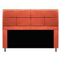Cabeceira Munique 160 cm Queen Size Suede Terracota - Amarena Móveis