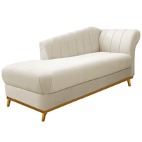 Recamier Vanessa 160cm Lado Esquerdo Corano Bege - Amarena Móveis