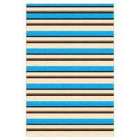 Tapete Saturs Moderno Listrado Azul 140 x 400 cm Tapete para Sala e Quarto