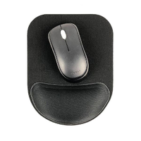 Mousepad Reliza Compact, com Apoio de Pulso, Preto - 3769