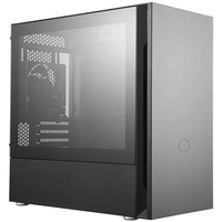 Gabinete Gamer Cooler Master Silencio S400, Mini Tower, com FAN, Lateral em Vidro - MCS-S400-KG5N-S00