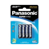 Pilha Panasonic Comum Palito Cartela C/ 4 Pilhas R03ual/4b