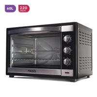 Forno Eletrico Moob DN60L-RL 60L 2200W Preto Espeto Giratorio 220V - 220V