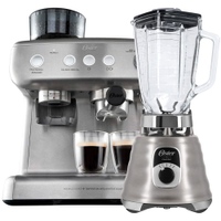 Kit Cafeteira Espresso Xpert e Liquidificador New Osterizer Aço Escovado - 220V