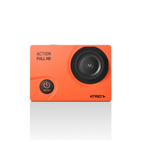 Câmera de Ação Atrio Action DC190 Laranja 12MP, Vídeo Ful HD e Display LCD 2