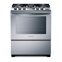 Fogão Brastemp 5 Bocas Forno Elétrico com Convecção e Meat Control BFS5CCR