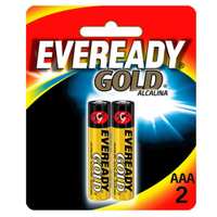 Pilha Eveready Alcalina Gold Palito AAA2 2 Unidades