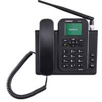 Telefone Celular Fixo Intelbras CFW 8031, 3G, Wifi, MP3 Player, Desbloqueado, Preto - 4118031