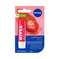 Protetor Labial Nivea Morango Shine 4,8g