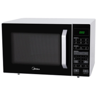 Forno de Micro-ondas Midea MXSA35P1/ MXSA35P2 com Função Eco 35L - Branco/Preto - 220v