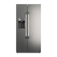 Geladeira Electrolux Frost Free Inverter 520L Efficient Side By Side Cor Inox (IS9S)