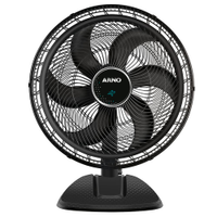 Ventilador de Mesa Arno Ultra Silence Force VD50 com 3 Velocidades, 50cm, 6 Pás - Preto - 220V