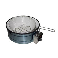 Fritadeira Elétrica em Inox Tacho Esmaltado 2500W 110V 7L