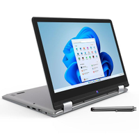 Notebook 2 em 1 Positivo DUO C4128B Intel® Celeron® Dual-Core Windows 11 Home Full HD 11.6" Touchscreen - Cinza - Inclui Microsoft 365*