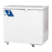 Freezer Horizontal Fricon 311L HCED311, Dupla Ação, Branco - 110V