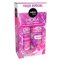 Kit Salon Line Hidra Liso Extremo Shampoo + Condicionador 300ml