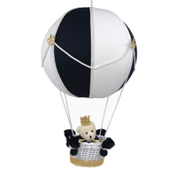 Lustre Balão Bolinha Urso Príncipe Marinho Quarto Bebê Infantil Menino