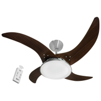 Ventilador Led Independence Tabaco 4 Pás 110v E Controle