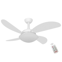 Ventilador Ventax Fresh Air 4Pás Branco 220V Controle Remoto