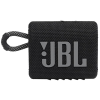 Caixa de Som Portátil JBL Go 3 com Bluetooth e À Prova de Poeira e Água Preto
