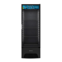 Expositor Vertical Metalfrio Optima 572l 1 Porta Preto 220V VB52AH