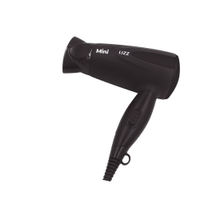 Secador de Cabelos Lizz Mini Dobrável Íon Ceramic 1200W Preto Bivolt