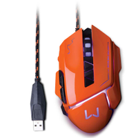 Mouse Gamer 3200 Dpi Laranja Usb Warrior - Mo263 Laranja