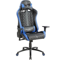 Cadeira Gamer Husky Gaming Hailstorm, Preto e Azul, Com Almofadas, Reclinável, Descanso de Braço 2D - HHA-BB