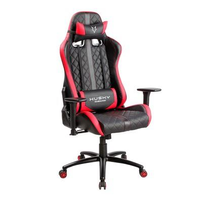 Cadeira Gamer Husky Gaming Hailstorm, Preto e Vermelho, Com Almofadas, Reclinável, Descanso de Braço 2D - HHA-BR